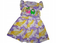 WIELOKOLOROWA SUKIENKA DZIEWCZĘCA ROZM.110,116,122,128