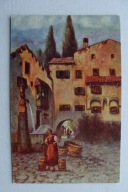 ZAGINIONY ŚWIAT DO STUDNI PO WODĘ przedw.POCZTÓWKA