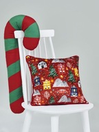 Świąteczna Poszewka na poduszkę dla dziecka do pokoju ze światełkami LED