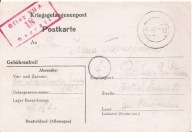 OFLAG VII A -MURNAU -obieg 1945 rok do BERLIN -karta