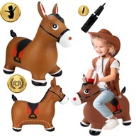 SKOCZEK DLA DZIECI DO SKAKANIA GUMOWY Z POMPKĄ OSIOŁEK