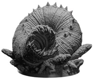 Sand Worm Dune Dweller Czerw Piaskowy RPG D&D Druk3D