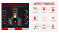 Myszka przewodowa Sky Lion F11 sensor optyczny Różowa