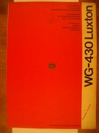 WG-430 Luxton Gramofon Instrukcja Serwisowa Fonica