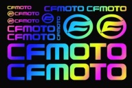 NAKLEJKI LOGO NAPIS NAKLEJKA CFMOTO QUAD MOTOCYKL CF MOTO DUŻY ZESTAW