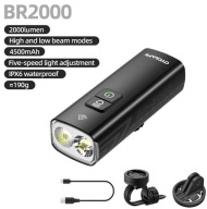 CYCLAMI BR-2000 Bardzo Mocna Lampka Rowerowa USB LED 2000 Lumenów 4500 mAh