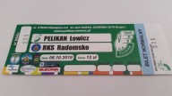 bilet PELIKAN Łowicz - RKS RADOMSKO 06.10.2019