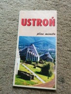 Ustroń stary plan miasta