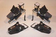 ZESTAW ZAPIĘCIA do NART POLSPORT 130 WIĄZANIA NARCIARSKIE KOMPLET NOWE PRL