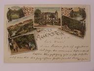 Olsztyn k / Ostróda hotel kasyno 1901 lit secesja