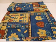 VINTAGE TKANINA MATERIAŁ SKANDYNAWSKI DESIGN ZASŁONA lub obiciowa 2 SZTUKI