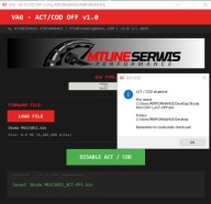 VAG ACT/COD OFF v1.0 oprogramowanie
