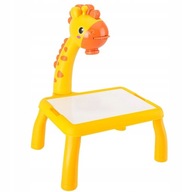 PROJEKTOR DO RYSOWANIA ŻYRAFA GAZELO ZESTAW DLA DZIECI Z MAZAKAMI ZABAWKA