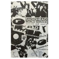 Plakat „Radiohead World Service” – Kultowy Styl Lata 90.