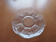 Stary szklany talerz ( patera ) do ciasta HSG Ząbkowice - bdb !
