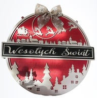 ZAWIESZKA ŚWIĄTECZNA DEKORACYJNA OZDOBA NA DRZWI