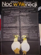 Stary plakat - Noc w Wenecji 1985r. J.Erol