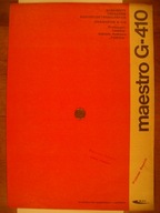 G-410 Maestro Gramofon Instukcja Serwisowa Fonica