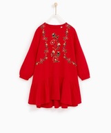 Ekskluzywna Sukienka z Haftem - ZARA Lux 140 cm