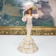 Figurka kolekcjonerska dama w kapeluszu Thomas Kinkade 20 cm
