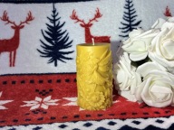 Świeca z wosku pszczelego Rusałka