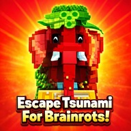 Hacker Strawberry Elephant | ESCAPE TSUNAMI FOR BRAINROTS! | ROBLOX