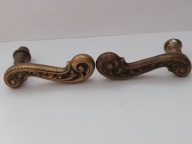 klamki mosiężne stare