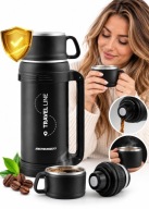 TERMOS PRÓŻNIOWY TURYSTYCZNY STALOWY 1500 ML BERDSEN BD-781