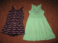 Letni kombinezon i sukienka b/ręk. rozm.146/152