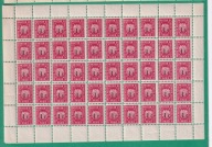 Szwajcaria o[łaty fiskalne Kanton VAUD, 50 szt w arkusiku stan ** /SZ0/