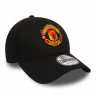MANCHESTER UNITED Licencjonowana bawełniana czarna czapka z daszkiem