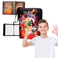 Album na karty Pokemon duży segregator na 400 kart Pikachu suwak klaser