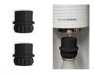 2 x ADAPTER DLA SATURATORA SODASTREAM SPIRIT ART TERRA BUTELKI PET - CZARNE