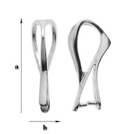 KWP-44 Krawatka Srebro 925 RODOWANE