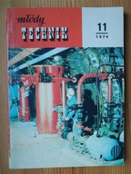 Młody Technik 11/1974 stary samochód Polski Fiat