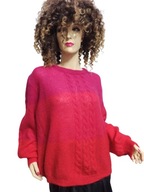 DAYS LIKE THIS SWETER moherowy z warkoczem moher wełna 38/40 oversize