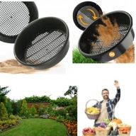 SITKO SITO OGRODOWE DO PRZESIEWANIA REGULOWANE ZIEMI KOMPOSTU KAMIENI 36CM