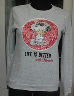 +C&A bluza ZMIENNY cekinowy wzor r 38/40