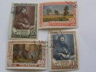 ZSRR - Iwan Szyszkin - malarstwo - Mi. 1220-23 kasowane