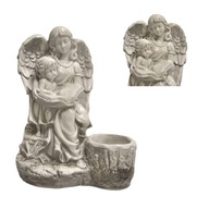 ZNICZ GIPSOWY DUŻY DEKORACJA NA GRÓB ANIOŁY FIGURKA NAGROBNA OZDOBA