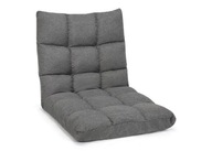 Kanapa Costway 53 x 48 cm welur szary