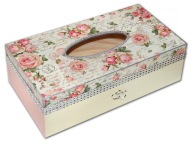 CHUSTECZNIK drewniany RÓŻE glamour & shabby