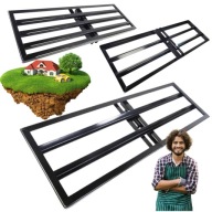 NIWELATOR TERENU RĘCZNY RÓWNIARKA DO TRAWNIKA ROZGARNIARKA 120X30cm SOLIDNA