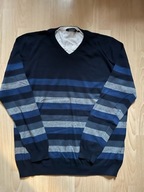 Top Secret Sweter XL męski swetr paski