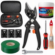 SEKATOR DO SZCZEPIEŃ DRZEWEK 3 MATRYCE + TAŚMA + MAŚĆ KORO DERMA ETUI