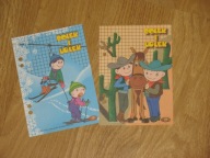 BOLEK i LOLEK zestaw dwóch karteczek z lat 90-tych