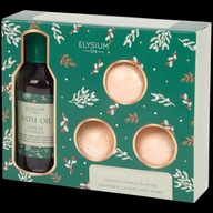 Zestaw PREZENT Olejek wanilia+wetiwer i 3 kule do kąpieli grejfrut+imbir