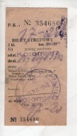 Bilet PKP, Kotomierz pow. Bydgoszcz do Bydgoszcz, 1946r., -5