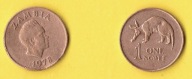 Zambia 1 Ngwee 1978 r.