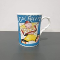 Kubek Staffordshire Fine Bone China Cool Ravers – zabawny wzór – England